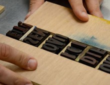 Taller de impresión de poesias visuales